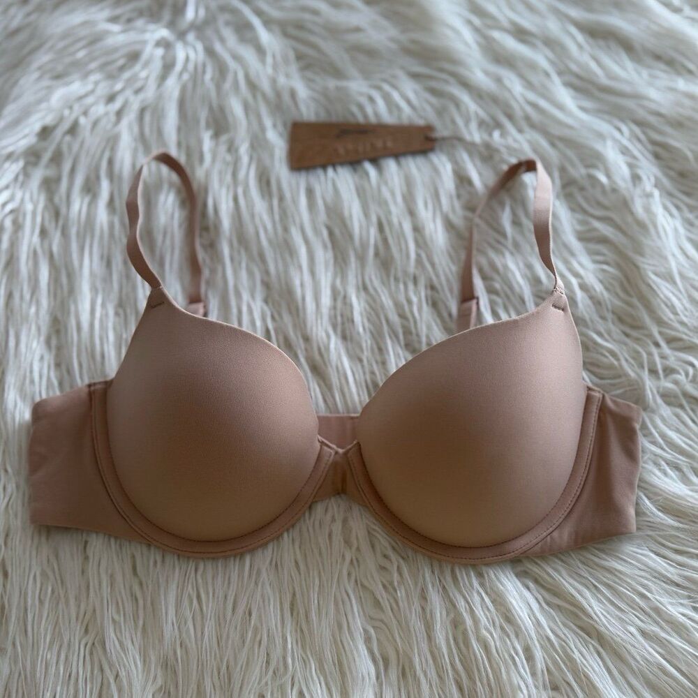 Skims Fits Everybody Push Up Demi Bra Clay Size 34C